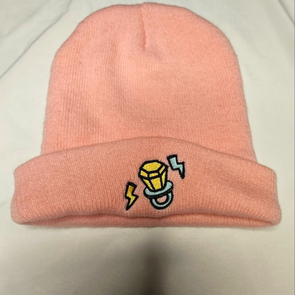 Pink Ring Pop Beanie Hat